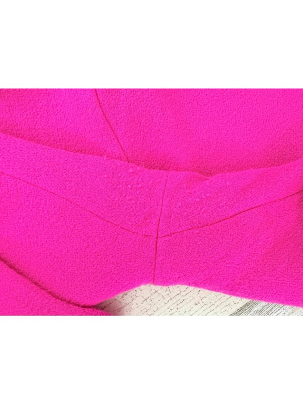 Ann Mashburn Sz S M Faye Flare Cropped Pants Womens Pink Wool - Picture 11 of 16